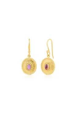 Earrings-HUSK Lotte Earring - Gold