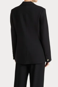 Jackets & Coats-HUSK LOTUS BLAZER - Black