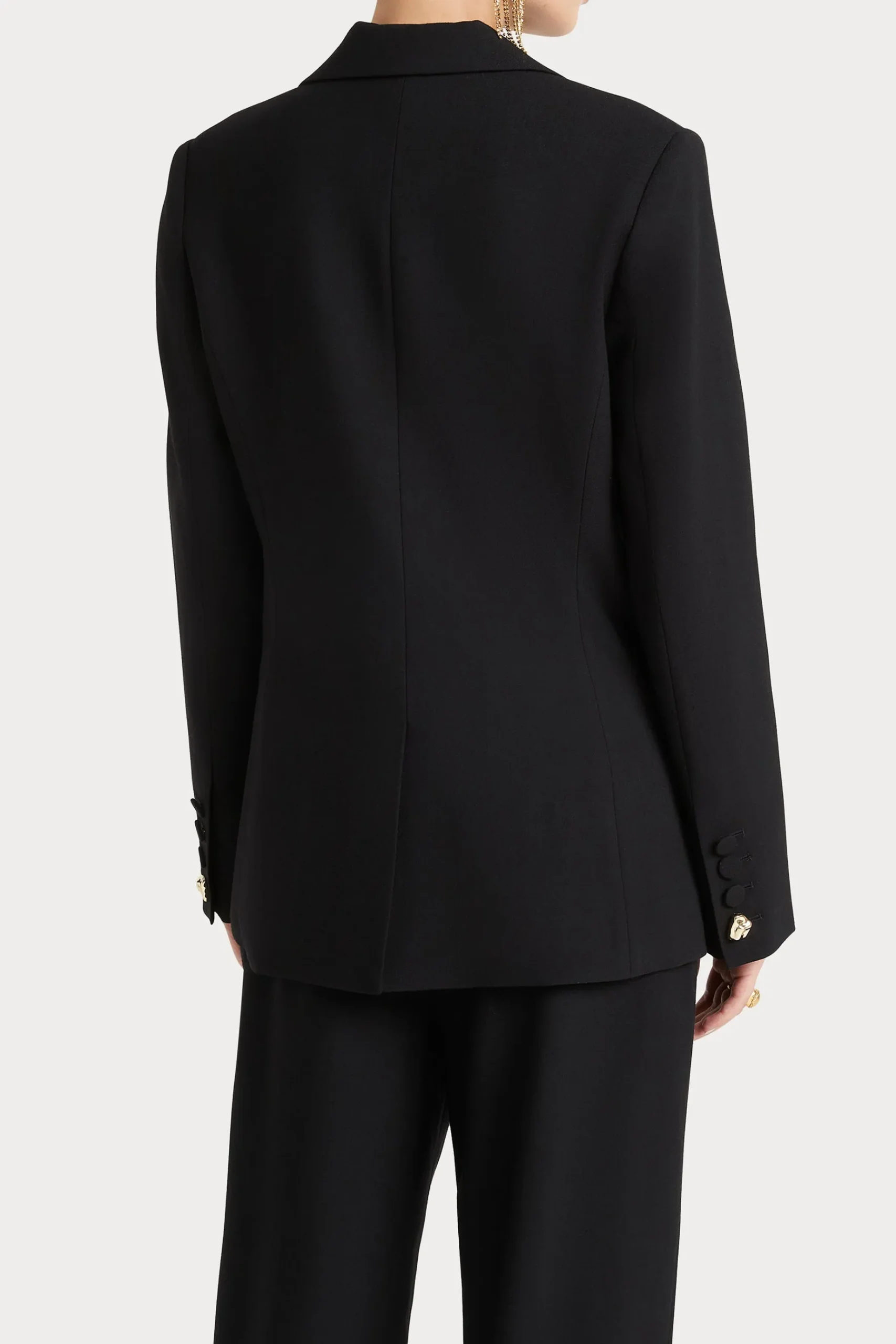 Jackets & Coats-HUSK LOTUS BLAZER - Black