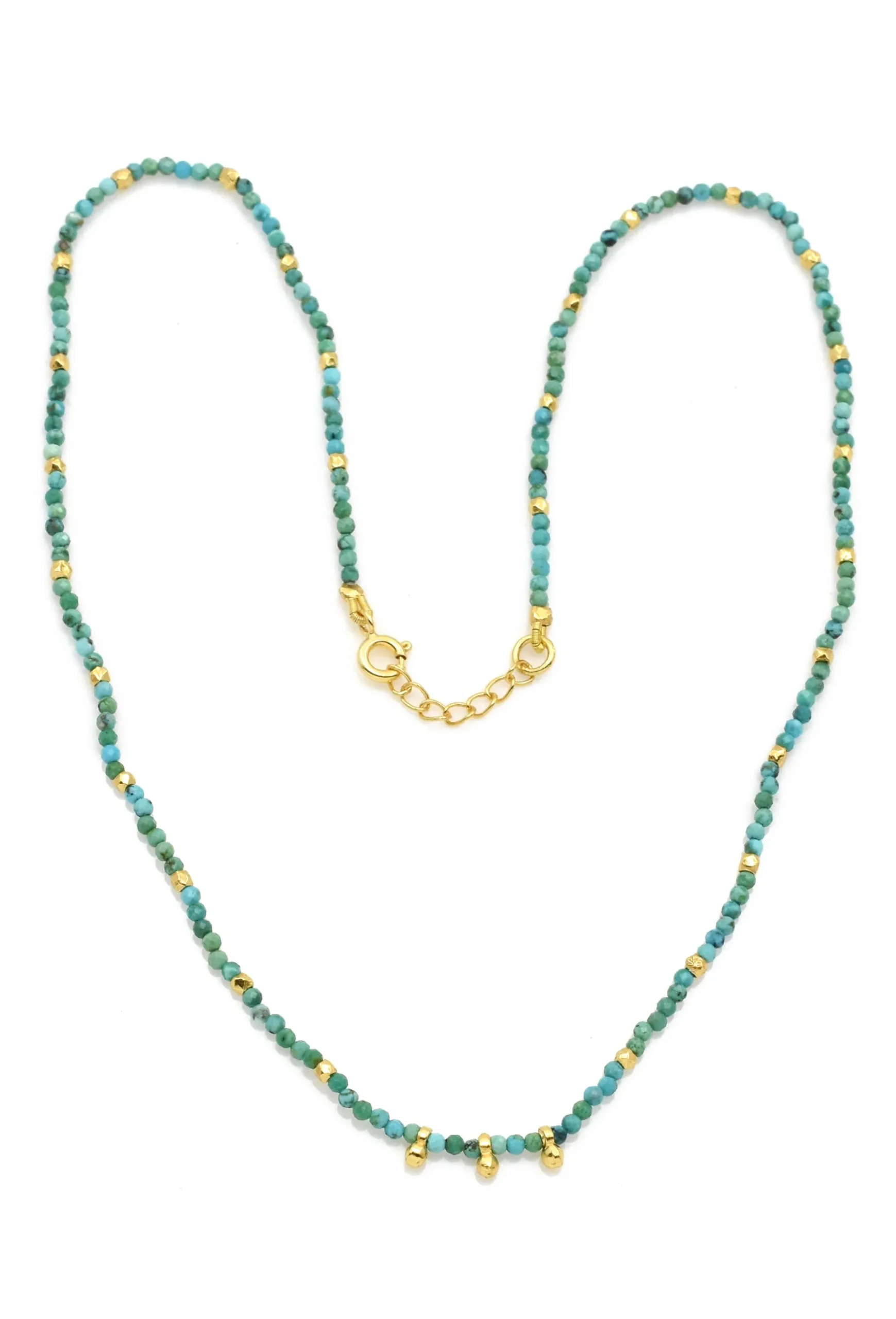 Necklaces-HUSK Luca Necklace - Turquoise
