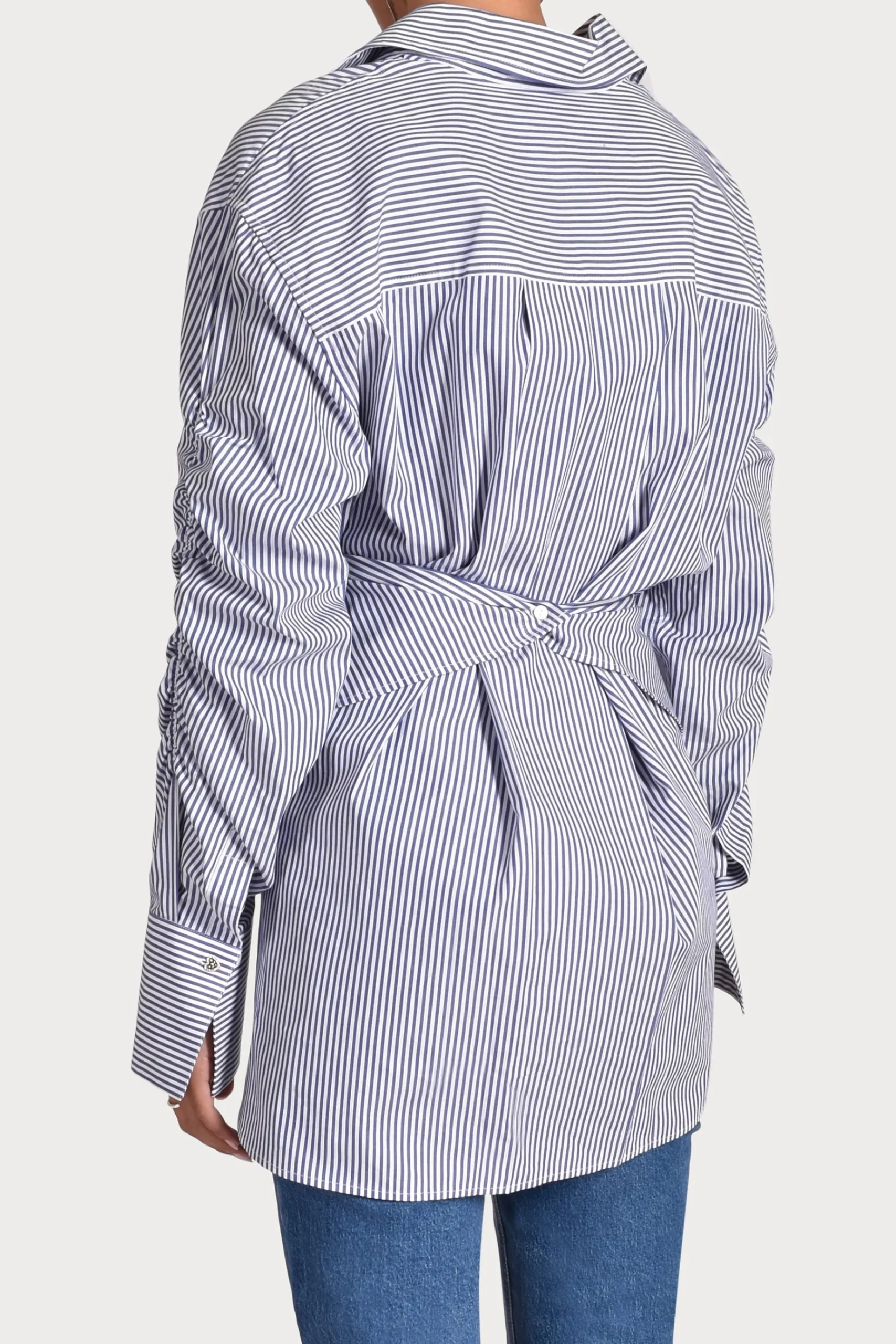 Tops-HUSK LUCA SHIRT - Blue