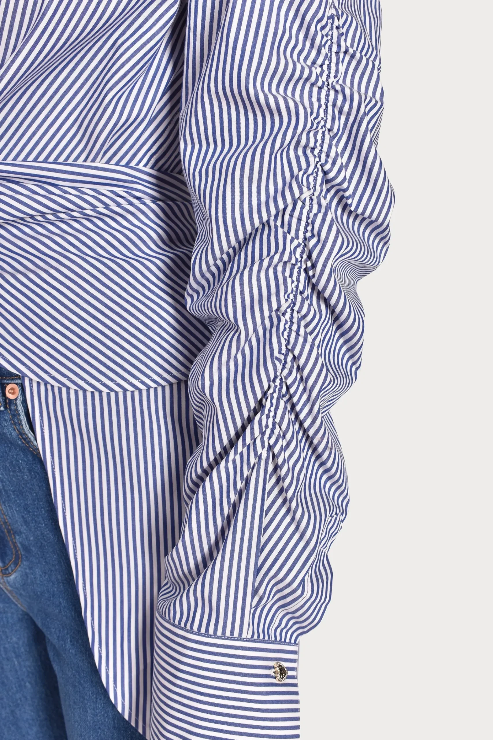 Tops-HUSK LUCA SHIRT - Blue