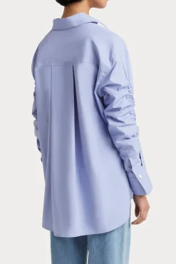 Tops-HUSK Luca shirt - Blue