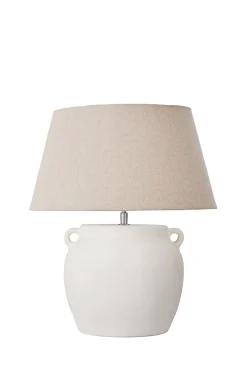 Furniture, Lighting & Mirrors-HUSK Lugo Lamp - White