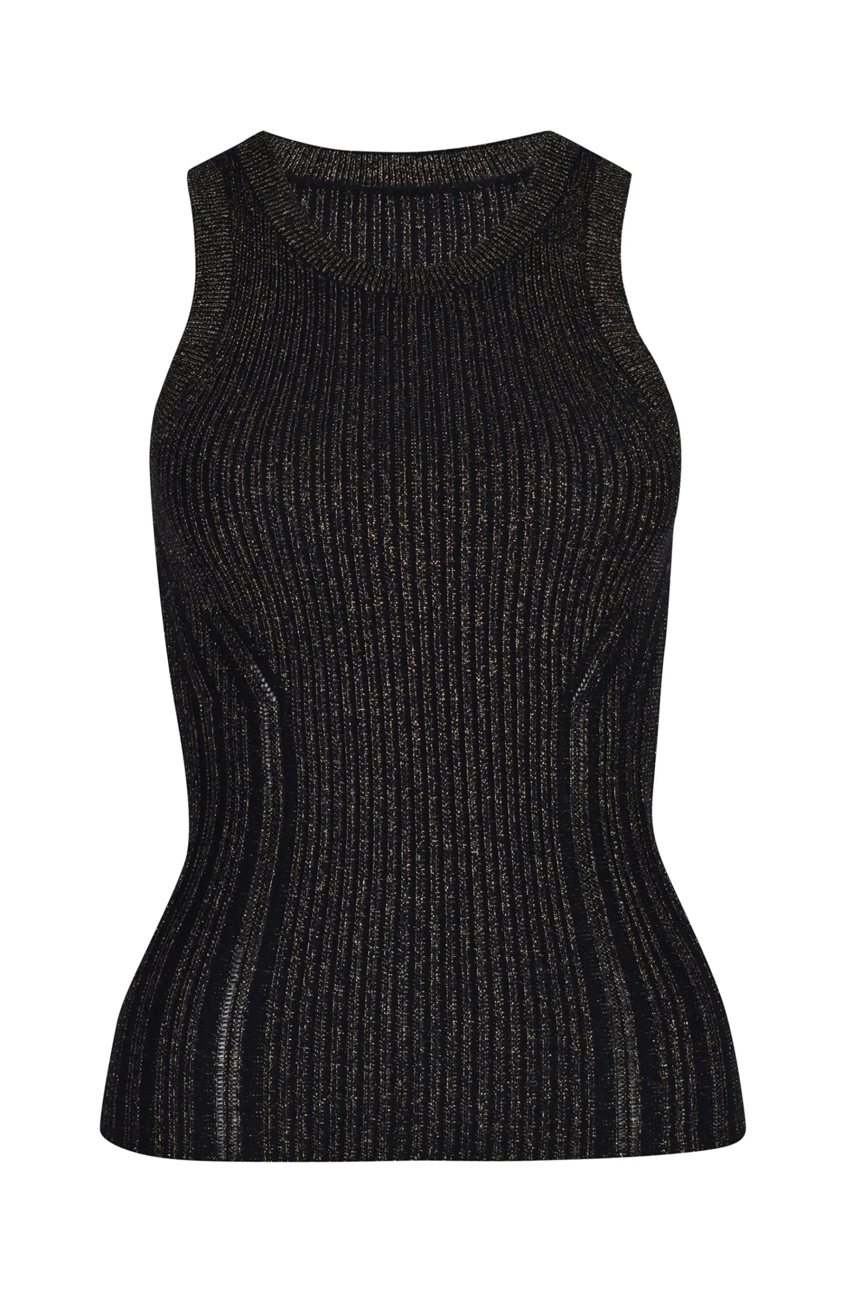 Knitwear-HUSK TANK - Lurex