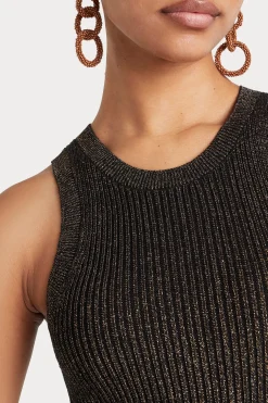 Knitwear-HUSK TANK - Lurex