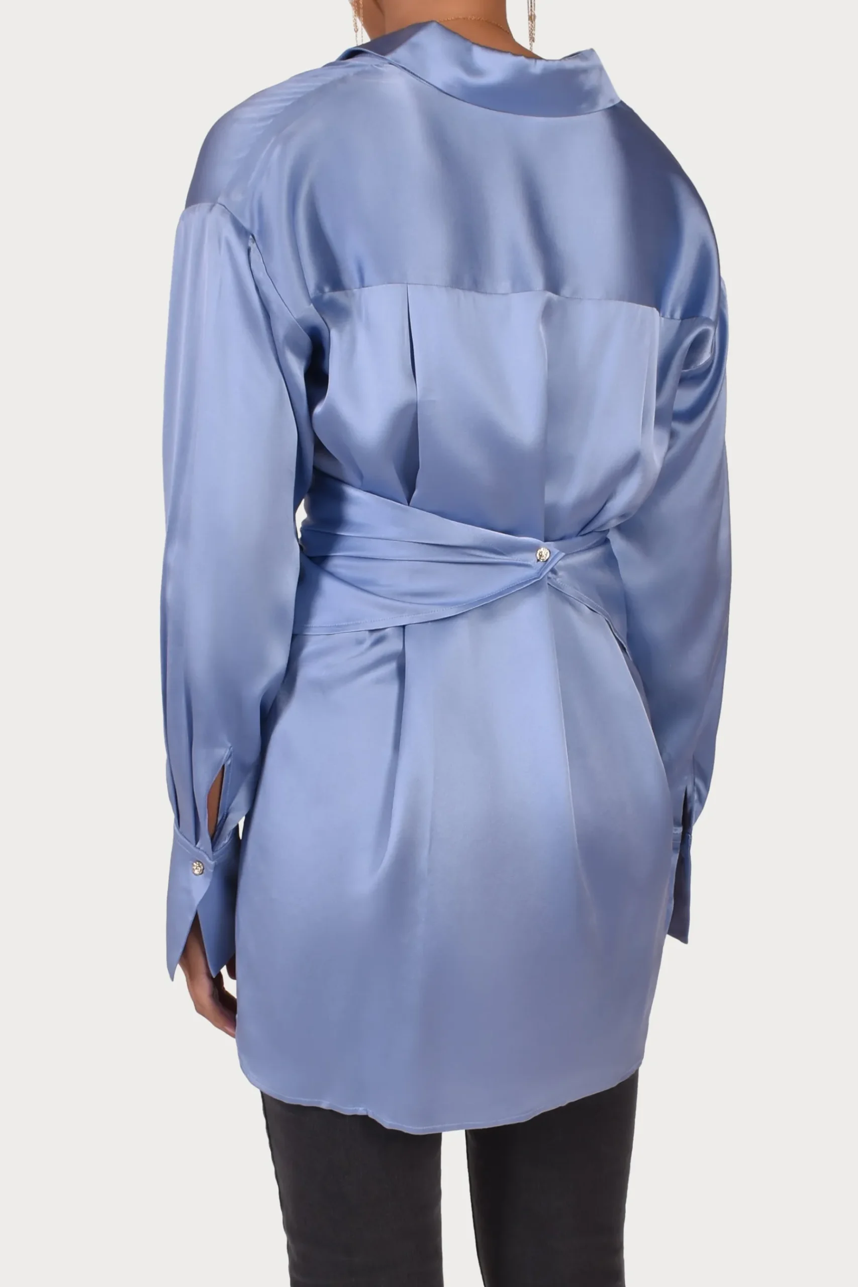Tops-HUSK LYON SHIRT - Sky