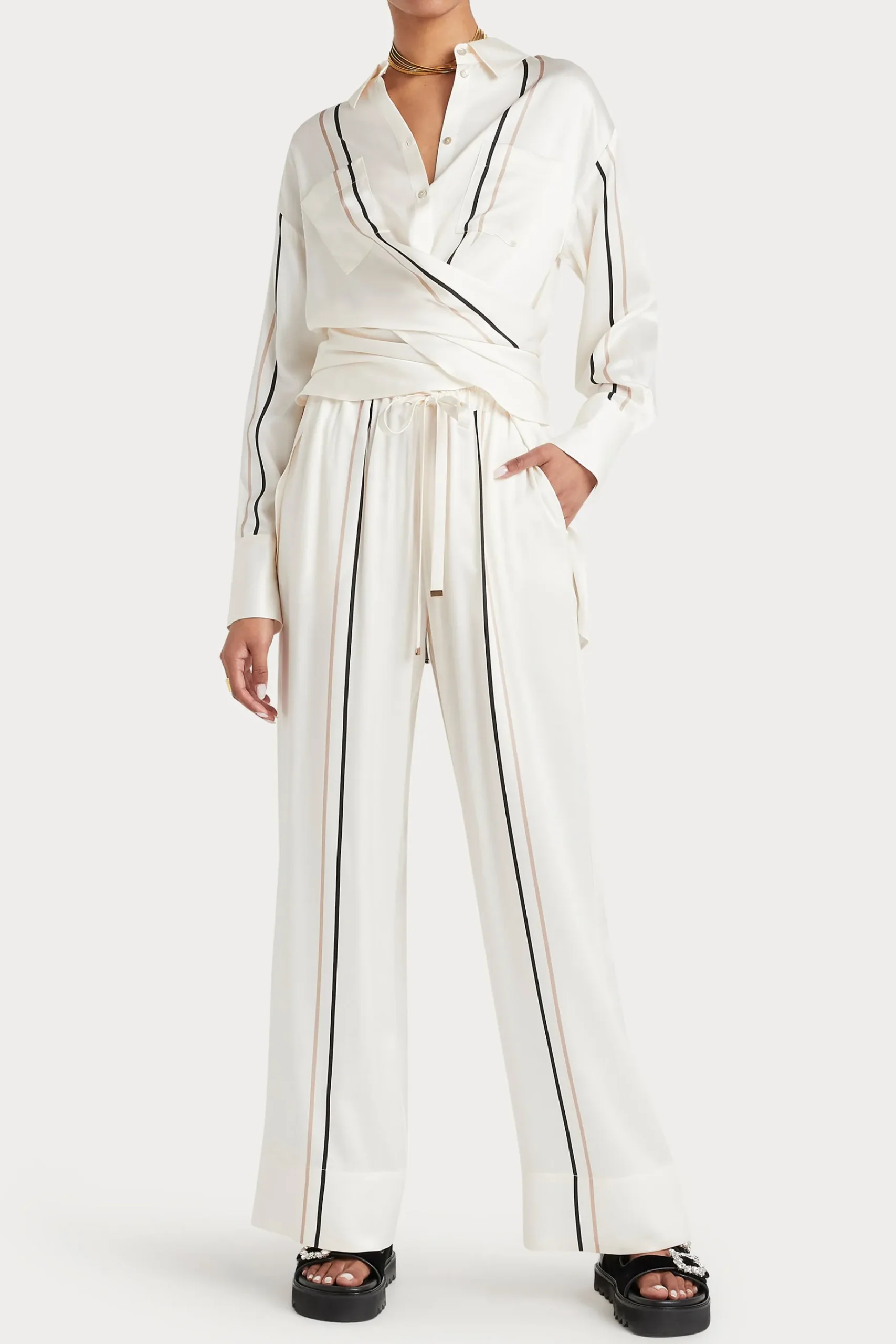 Tops-HUSK LYON SHIRT - Stripe
