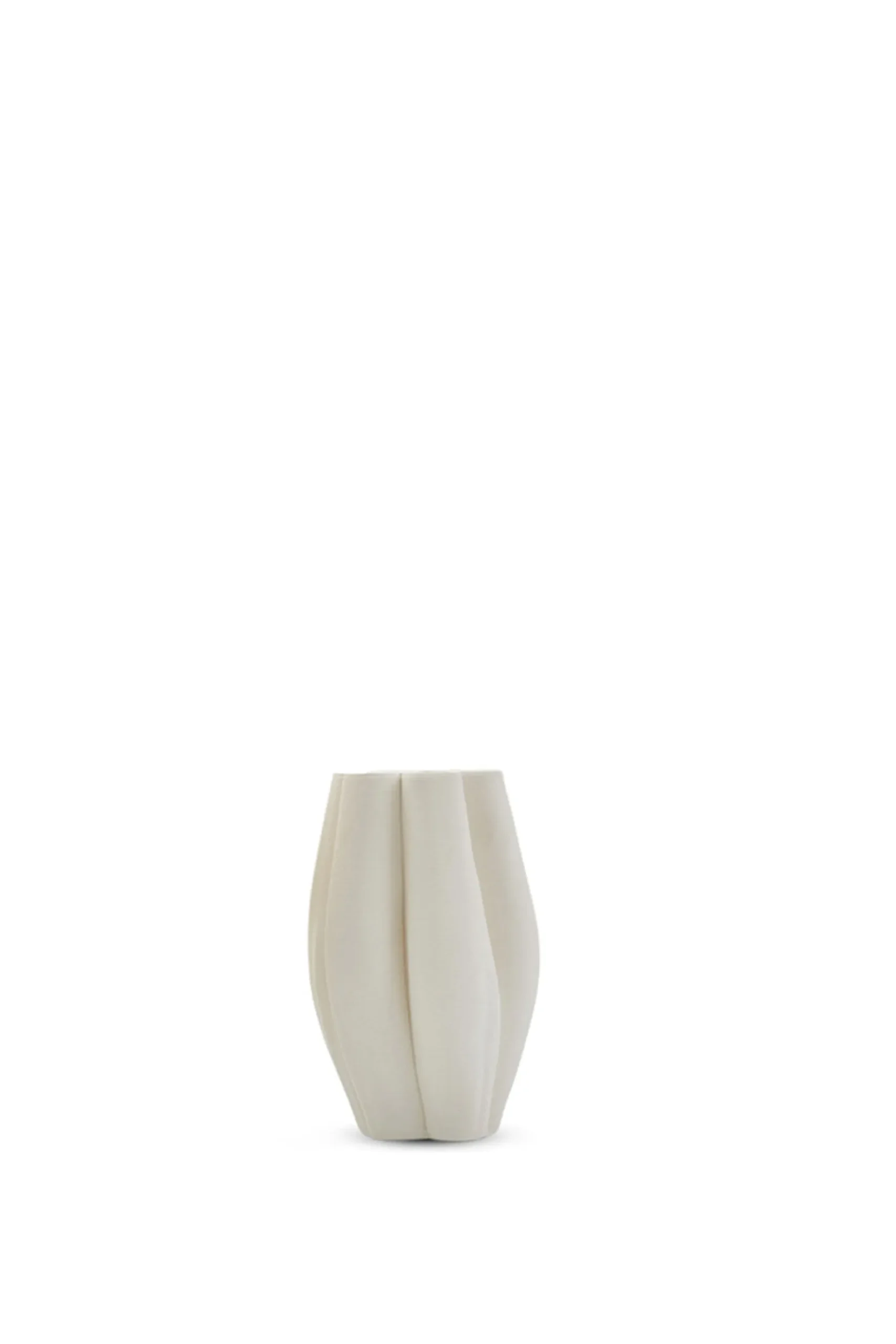 Vases & Planters-HUSK Mer Vase - Ivory