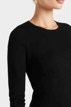 Knitwear-HUSK MERINO CREW - Black