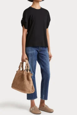 Tops-HUSK Mia top - Black