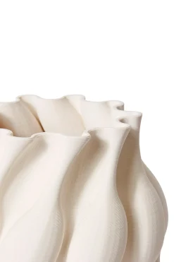 Vases & Planters-HUSK Mieke Vessel - Ivory