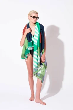 Cushions & Throws-HUSK BEACH - Moss