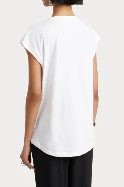 Tops-HUSK Muscle tee - White