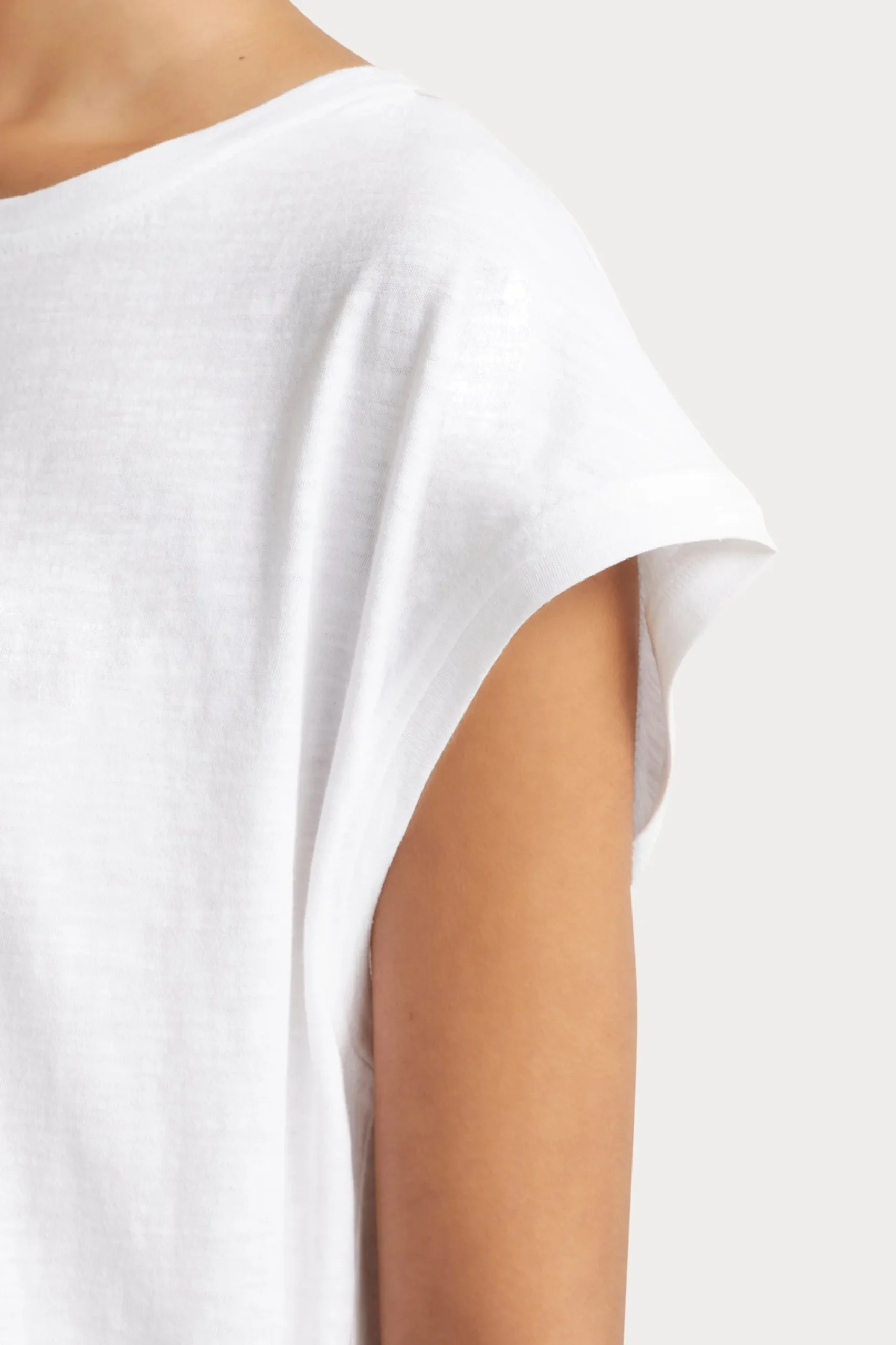 Tops-HUSK Muscle tee - White