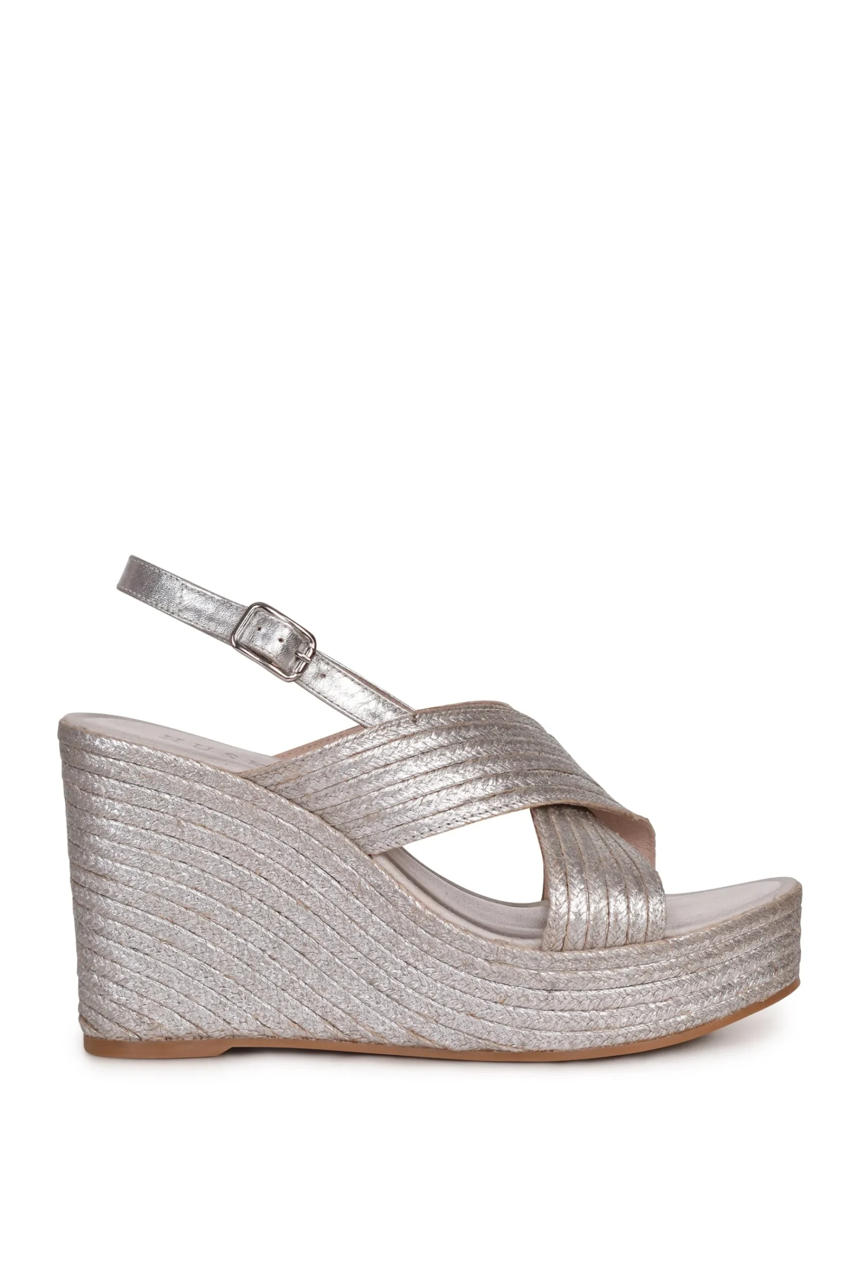 Shoes-HUSK MYA ESPADRILLE - Silver