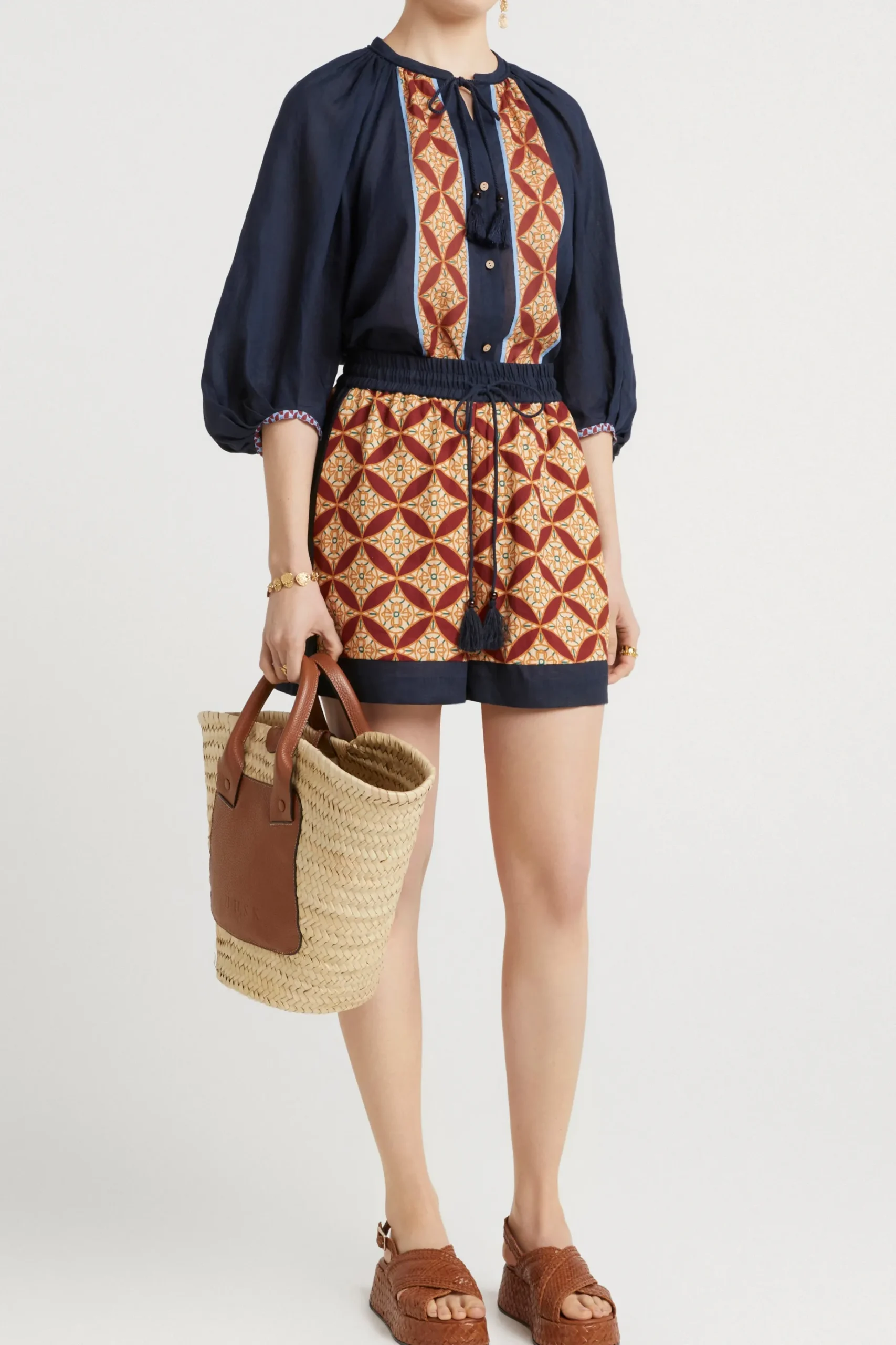 Pants-HUSK Mya short - Print
