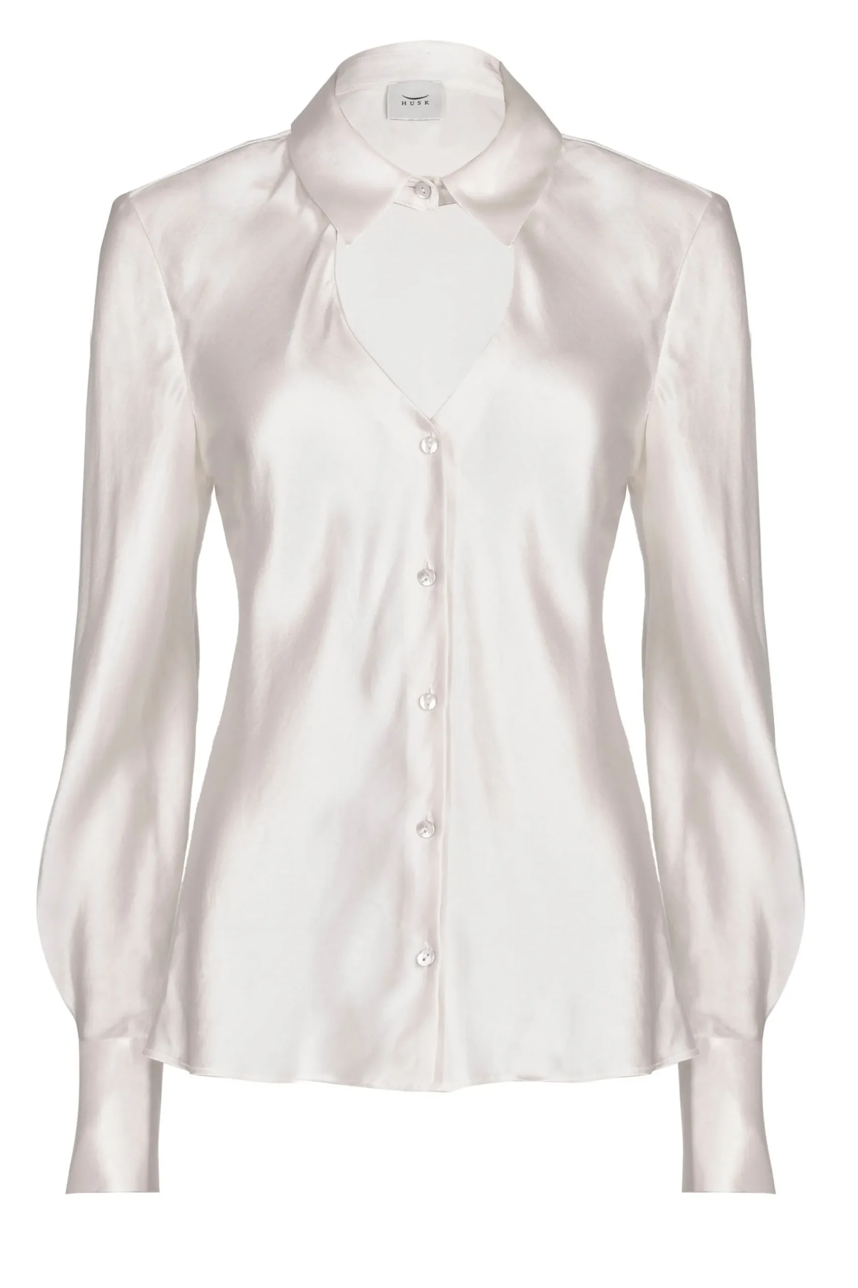 Tops-HUSK Olivia top - Oyster