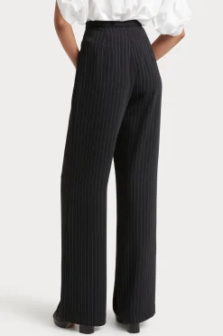 Pants-HUSK Pia pant - Black Strp BlackStrp