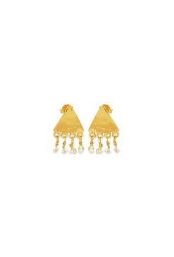 Earrings-HUSK Piazza Earring - Gold