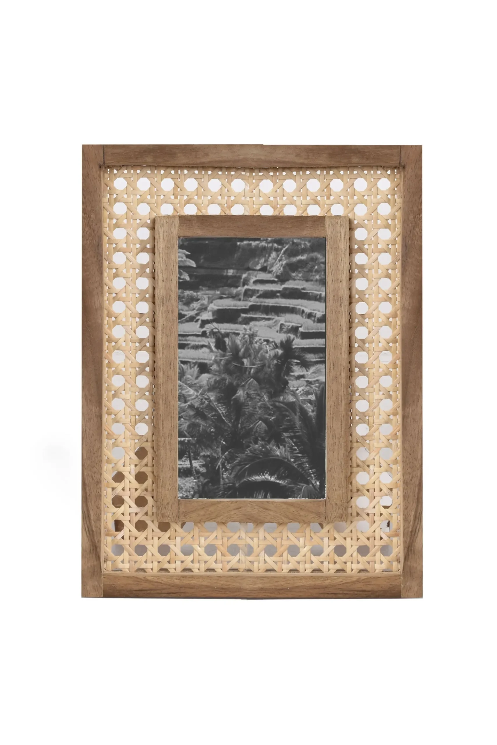 Frames-HUSK RATTAN FRAME - Teakwood