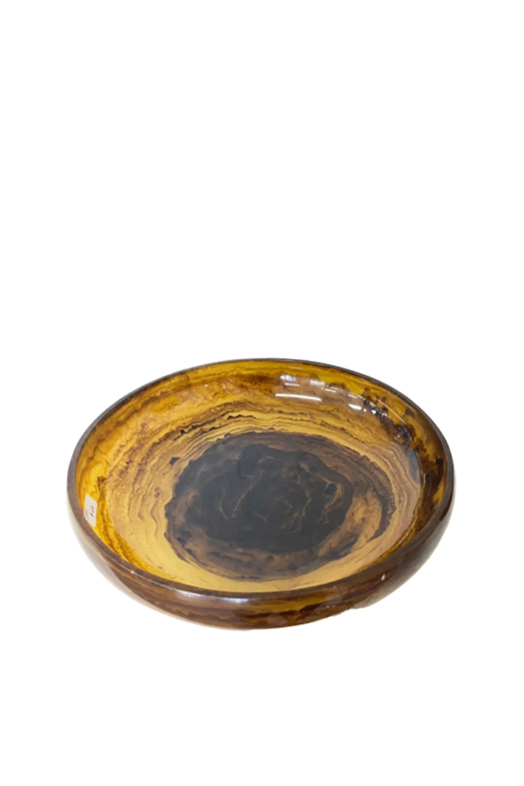 Tableware & Trays-HUSK Resin Bowl - Brown Tortoise BrownTortoise