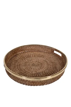Tableware & Trays-HUSK Round Tray - 1 Colour 1Colour