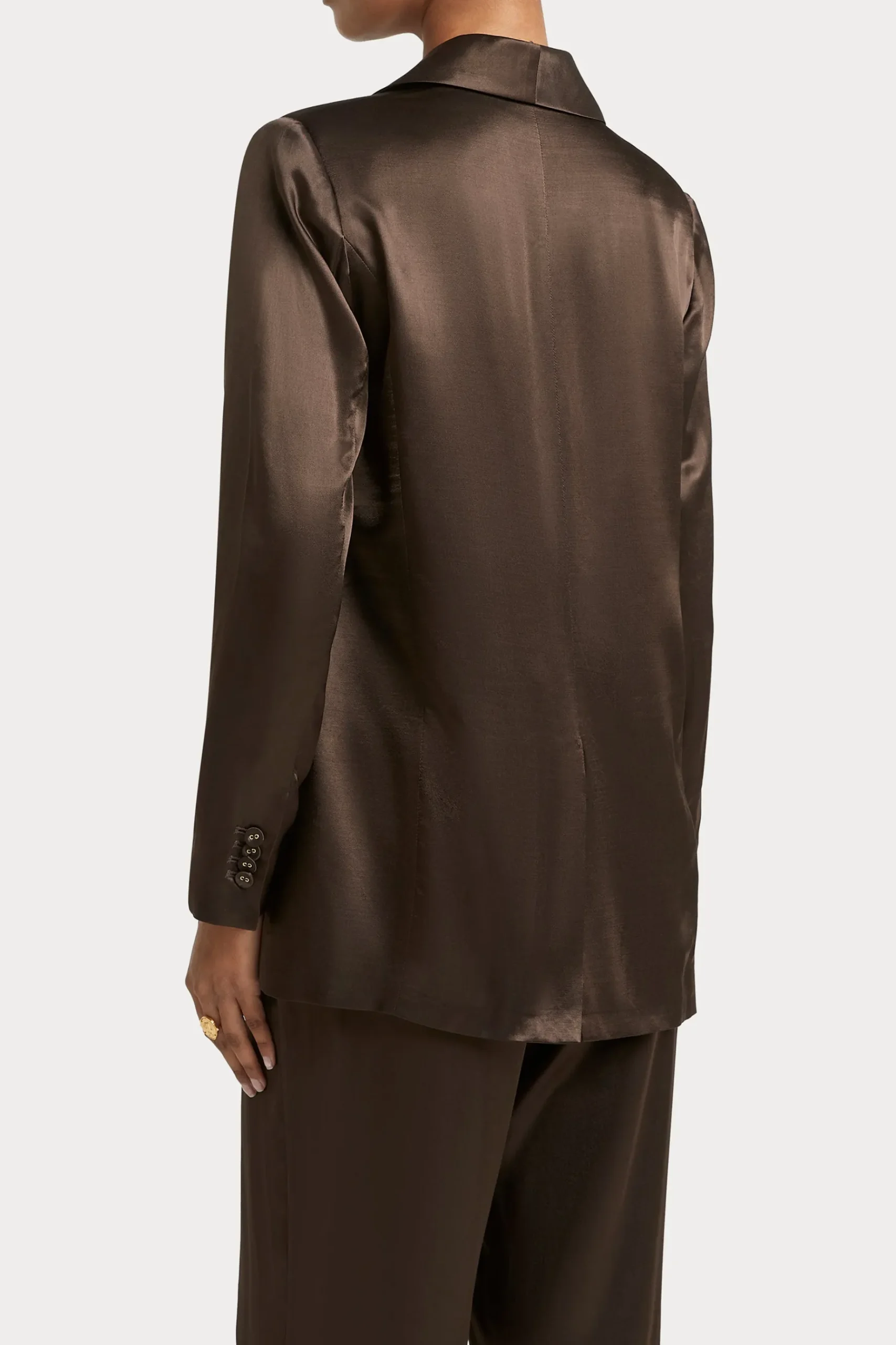 Jackets & Coats-HUSK SIENNA BLAZER - Chocolate