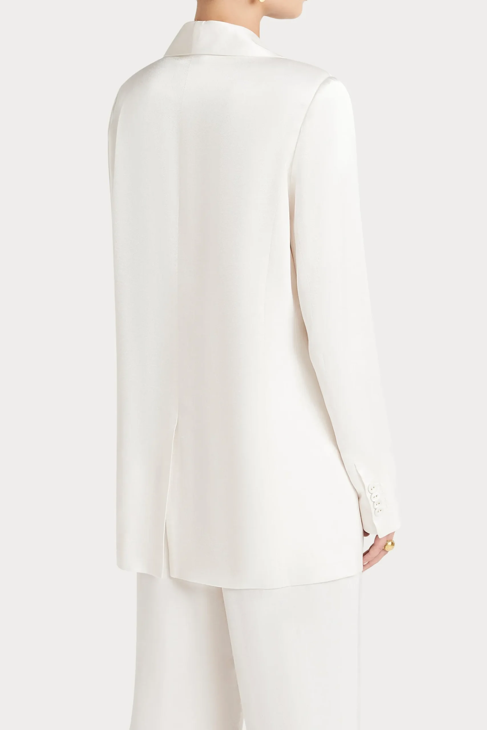 Jackets & Coats-HUSK SIENNA BLAZER - Oyster