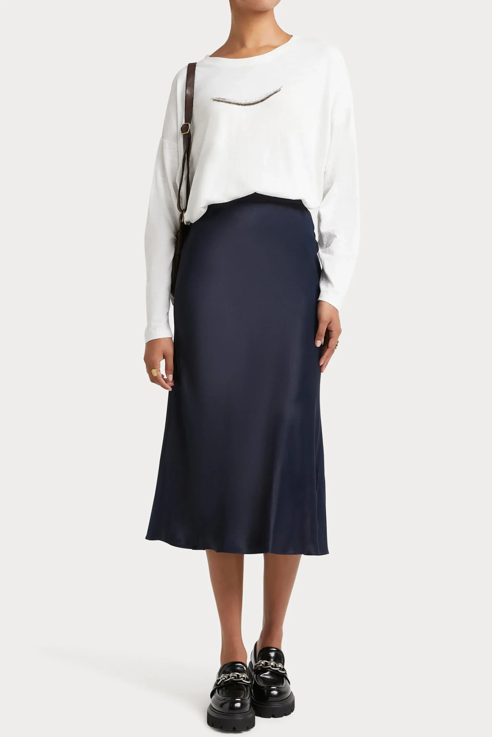 Skirts-HUSK Sienna skirt - Navy