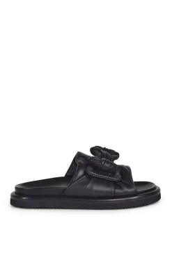 Shoes-HUSK SOPHIA SLIDE - Black