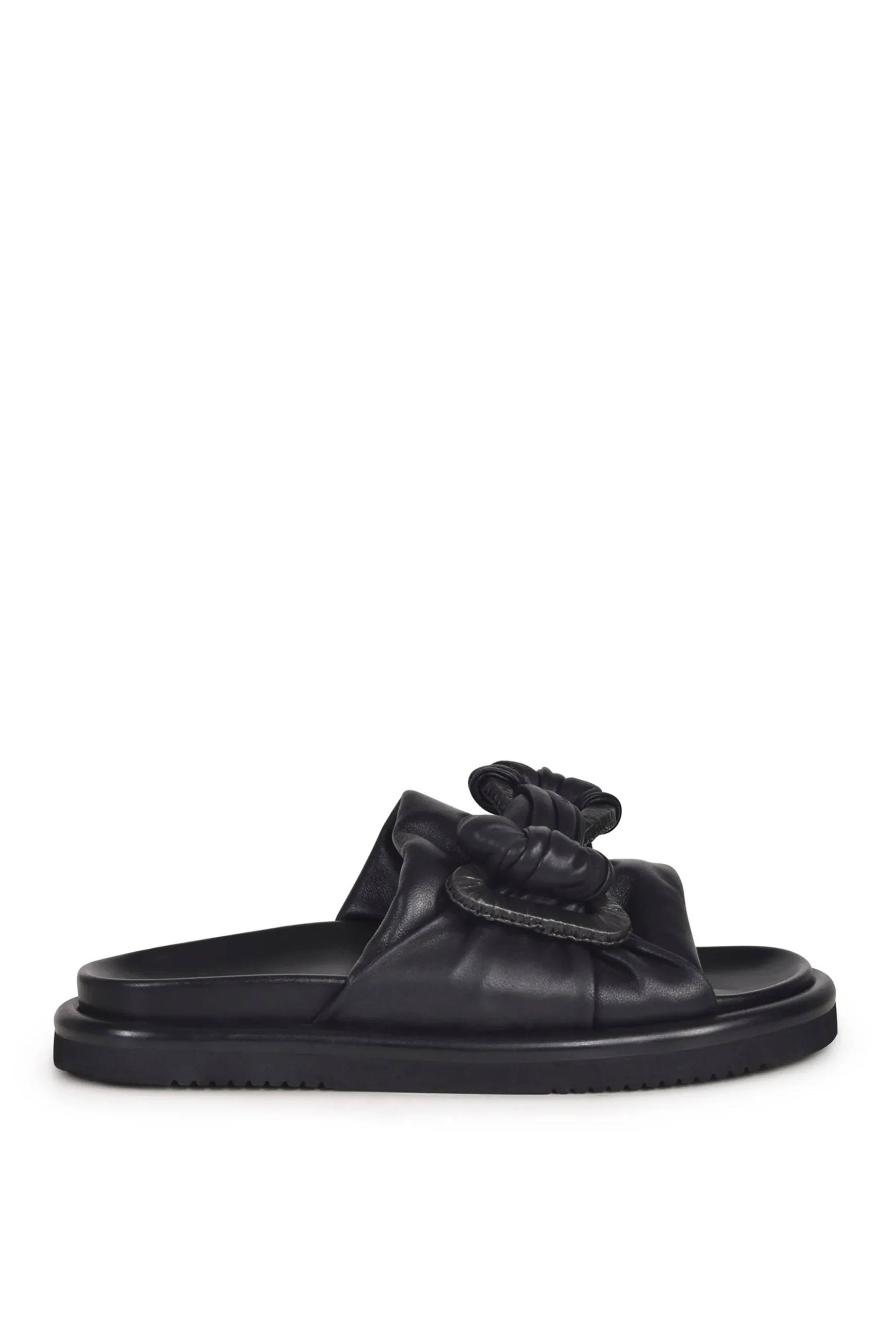 Shoes-HUSK SOPHIA SLIDE - Black