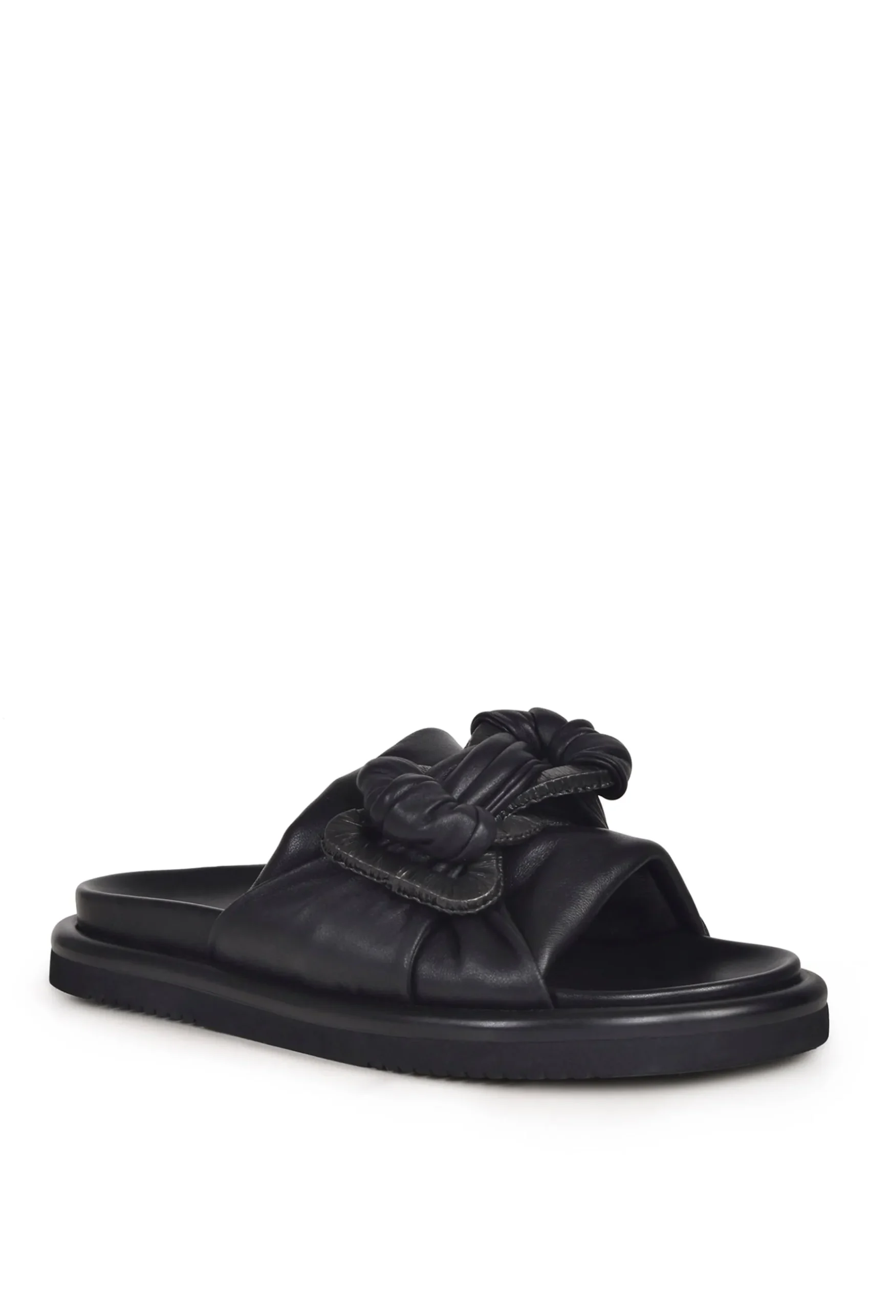 Shoes-HUSK SOPHIA SLIDE - Black