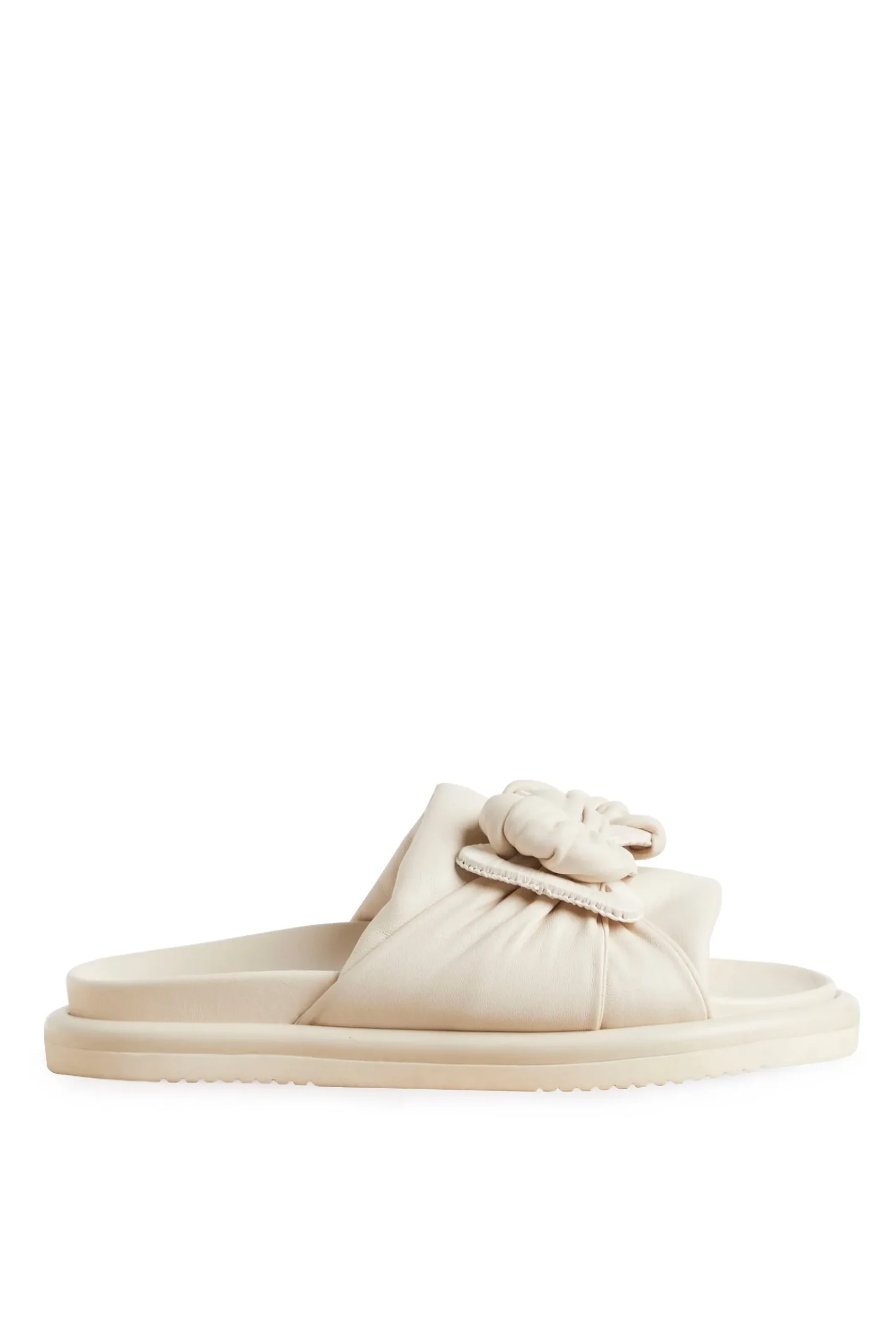 Shoes-HUSK SOPHIA SLIDE - Nude