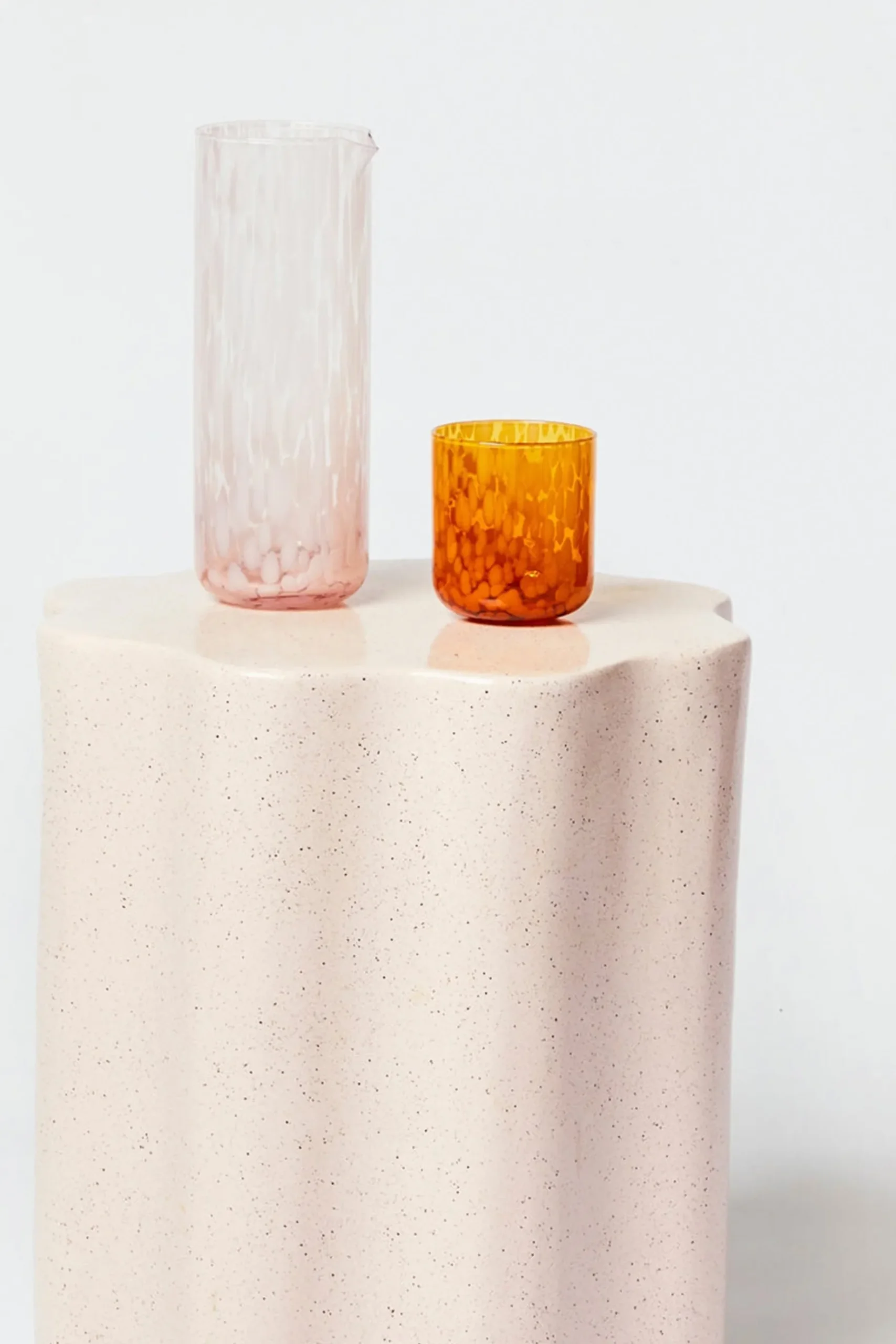 Furniture, Lighting & Mirrors-HUSK Table pink HuskTablepink