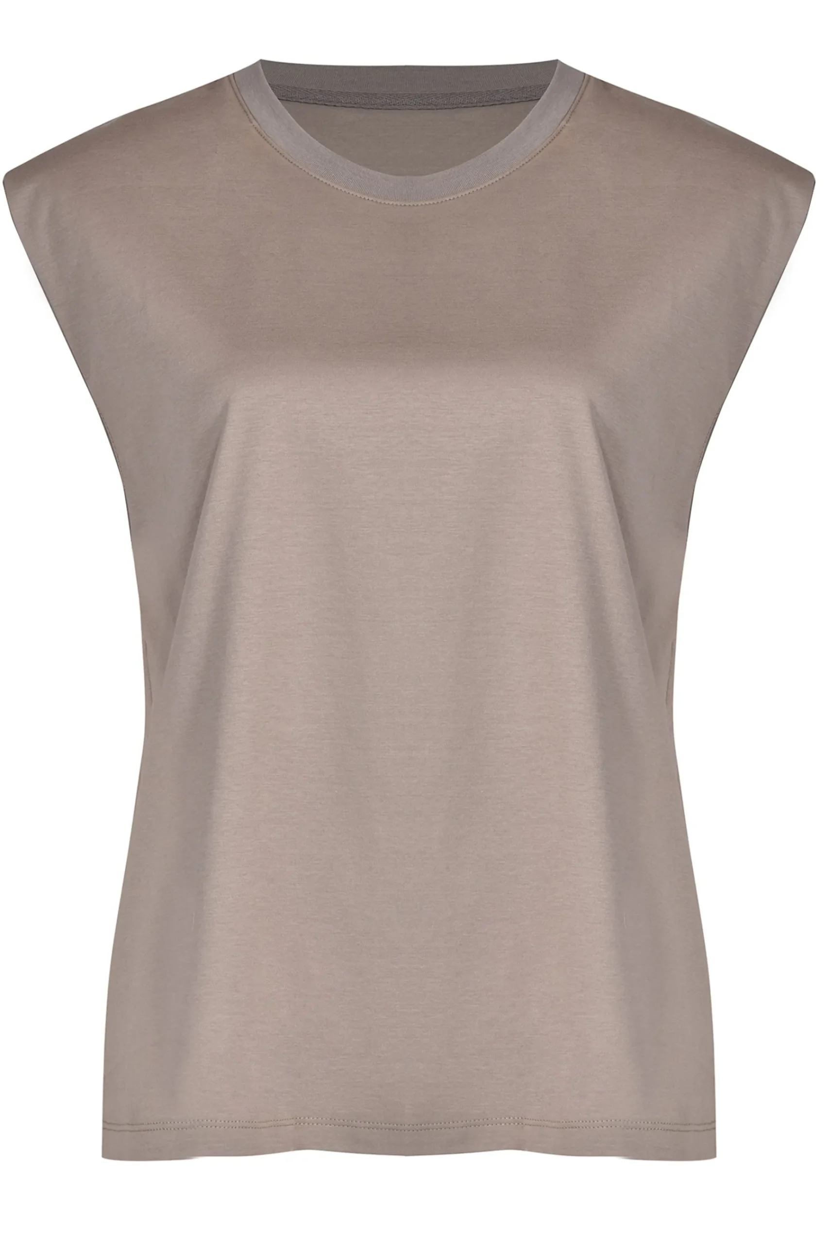 Tops-HUSK Tailored tank - Khaki