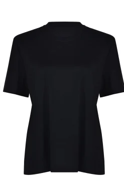 Tops-HUSK TAILORED TEE - Black