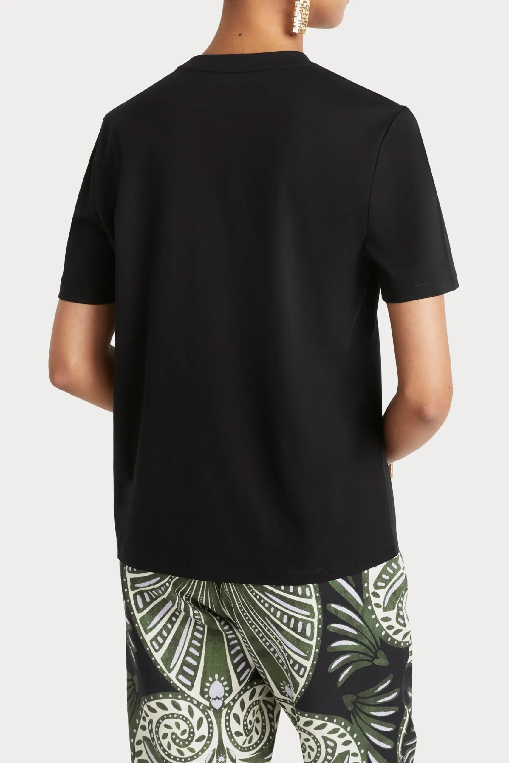 Tees & Tanks-HUSK TAILORED TEE - Black