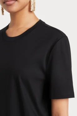 Tees & Tanks-HUSK TAILORED TEE - Black