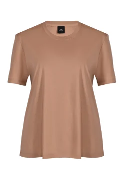 Tees & Tanks-HUSK TAILORED TEE - Mocha