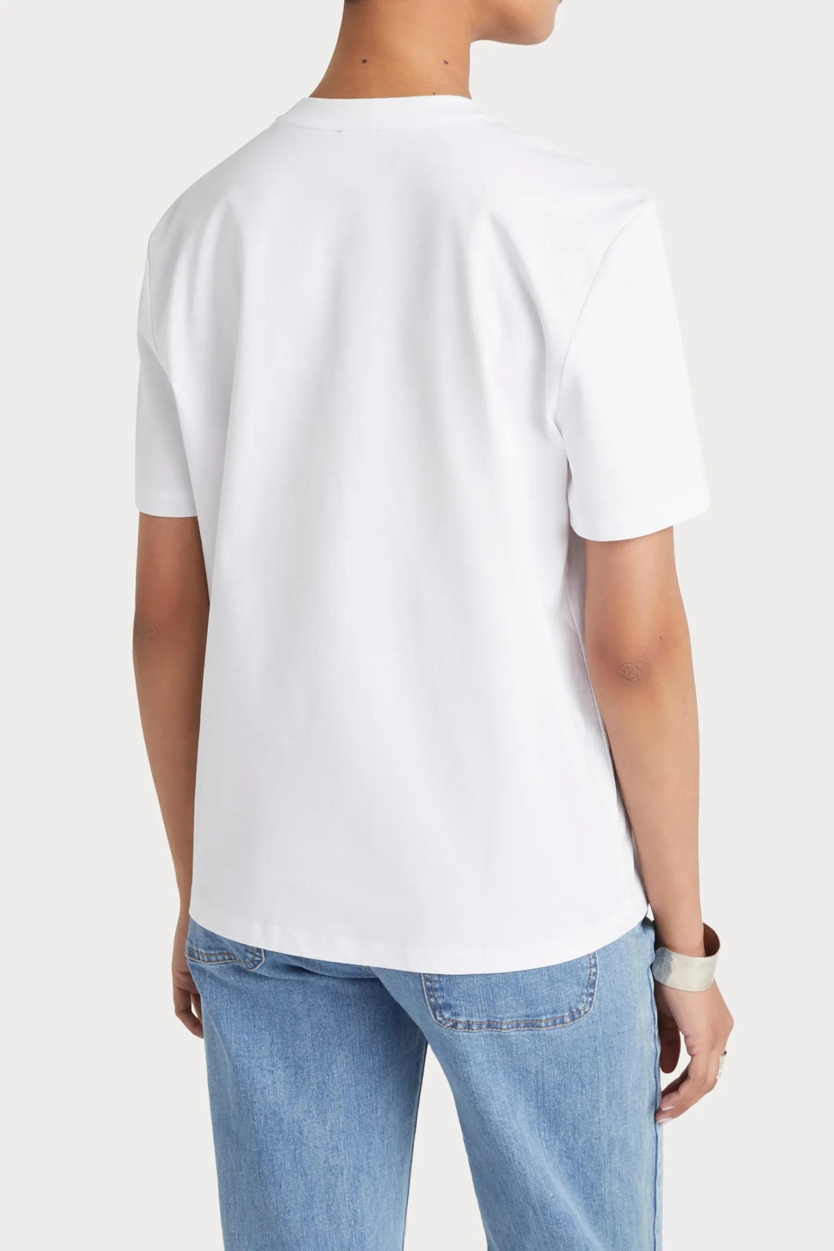 Tops-HUSK TAILORED TEE - White