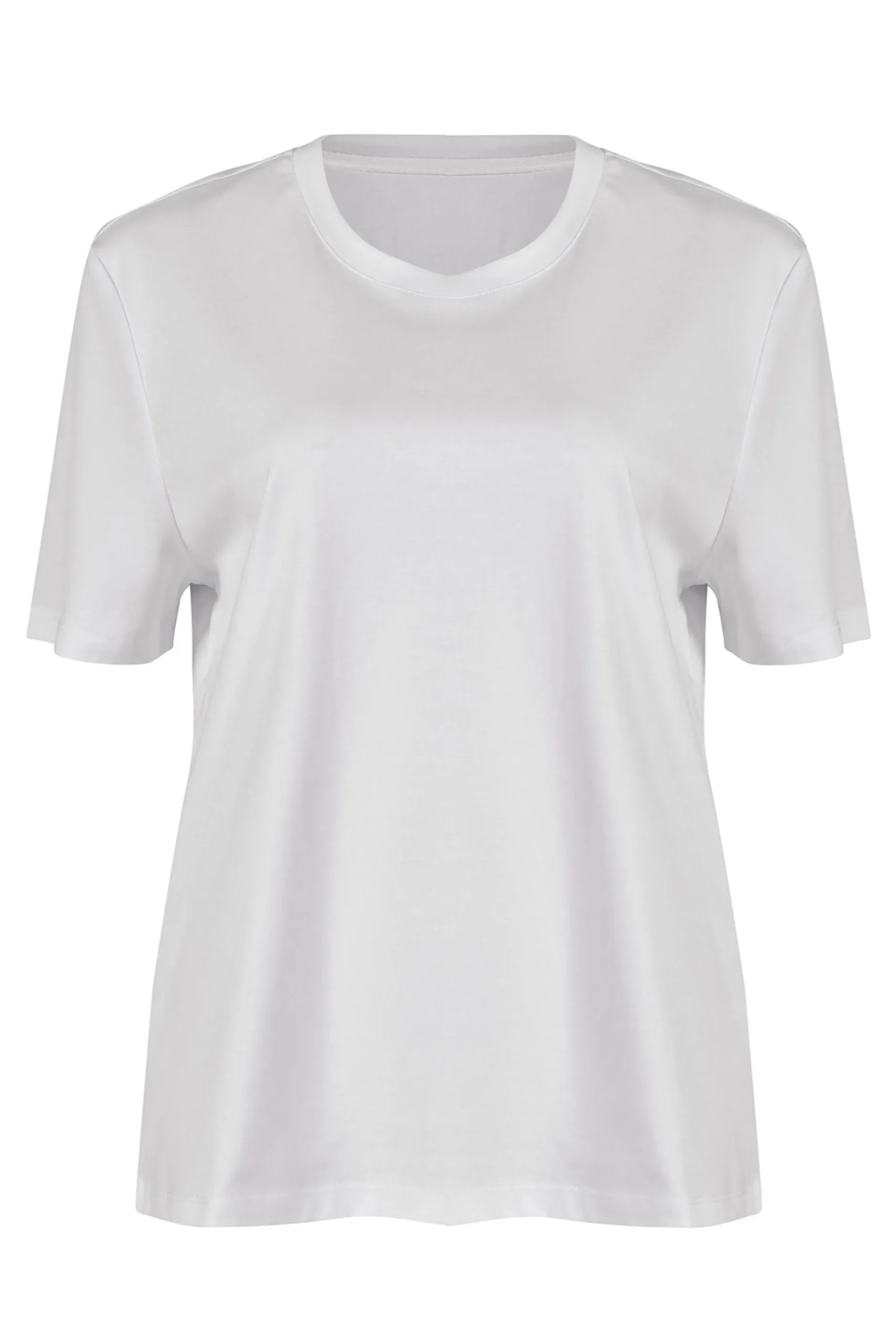 Tees & Tanks-HUSK TAILORED TEE - White