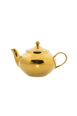 Tableware & Trays-HUSK TEAPOT - Gold