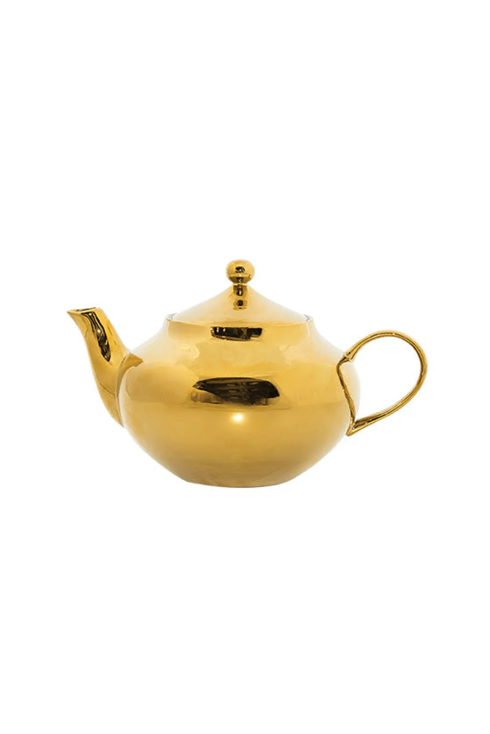Tableware & Trays-HUSK TEAPOT - Gold