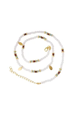 Necklaces-HUSK Tela Necklace - White