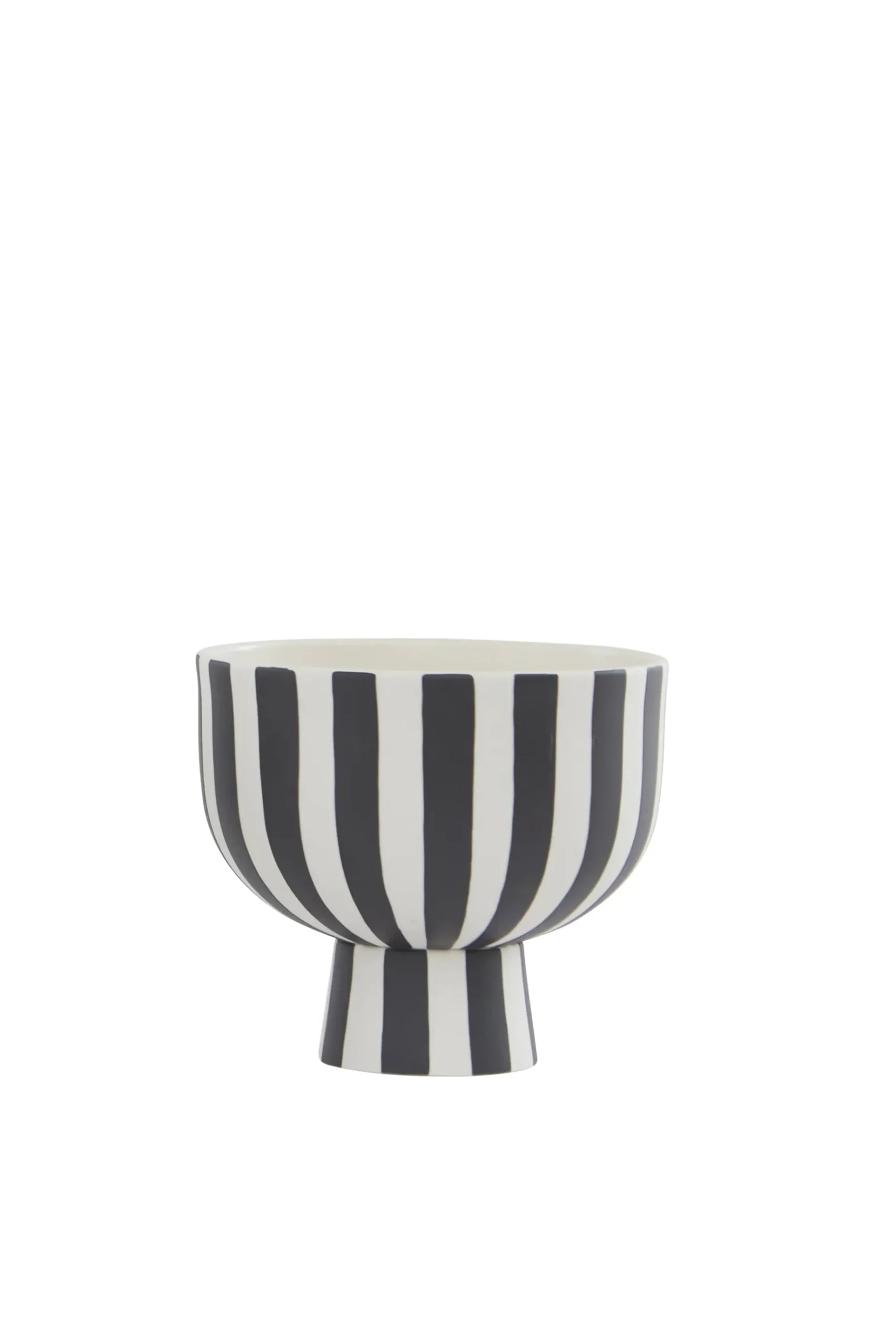 Tableware & Trays-HUSK Toppu Bowl - White Black WhiteBlack