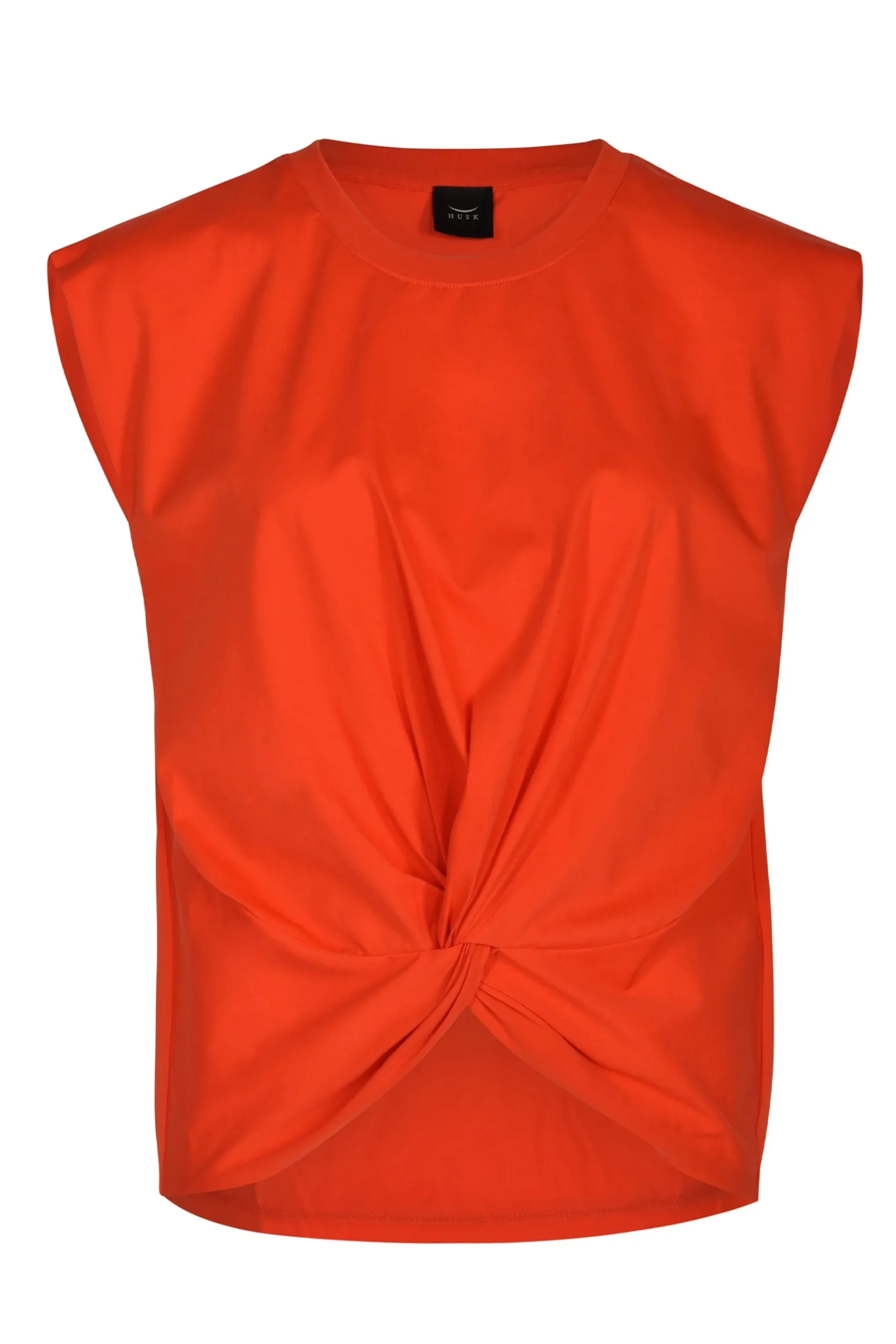 Tees & Tanks-HUSK Twist tank - Red