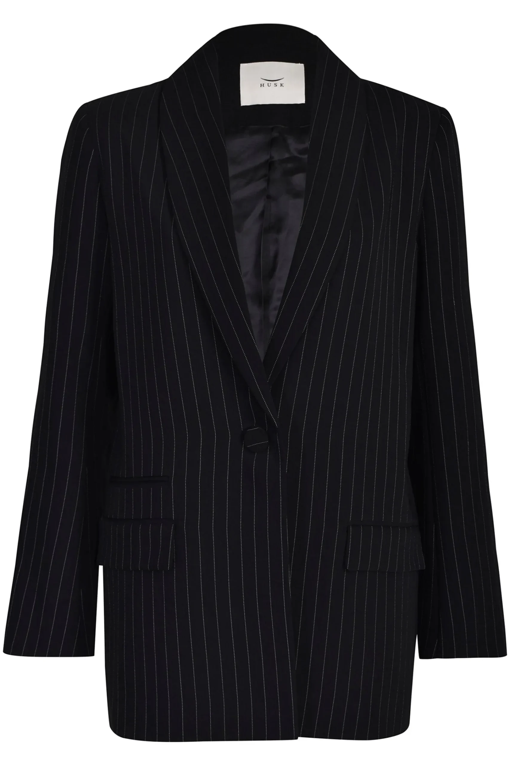 Jackets & Coats-HUSK UMA BLAZER - Black