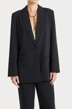 Jackets & Coats-HUSK UMA BLAZER - Black