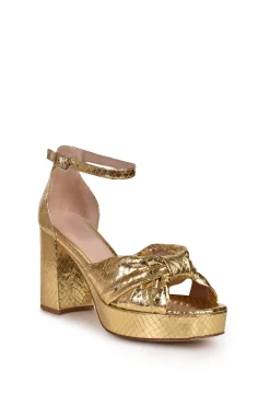 Shoes-HUSK UMA PLATFORM - Gold